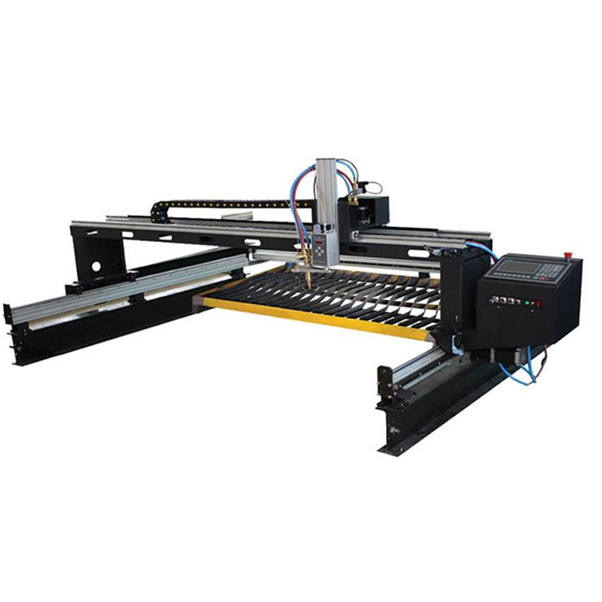 Economical gantry type CNC plasma cutting metal machine use gas available